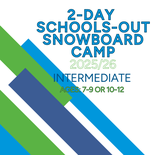 2 Day Schools Out Snowboard Camp - Intermediate